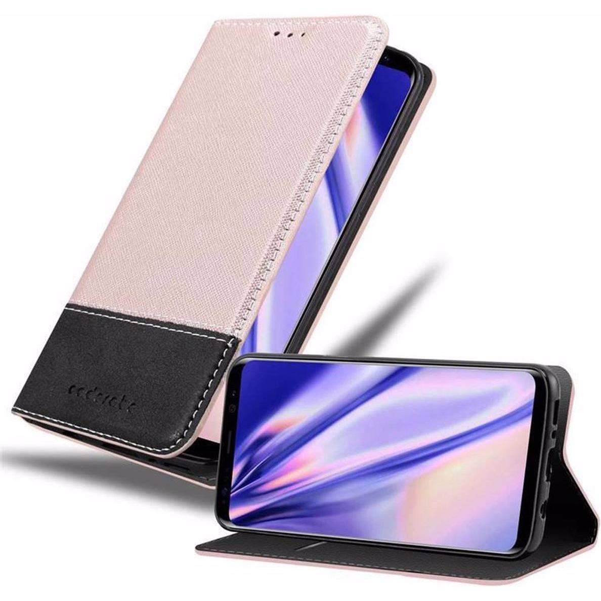 Cadorabo Book X-Wallet Cover (Samsung Galaxy S8), Smartphone Hülle, Rosa