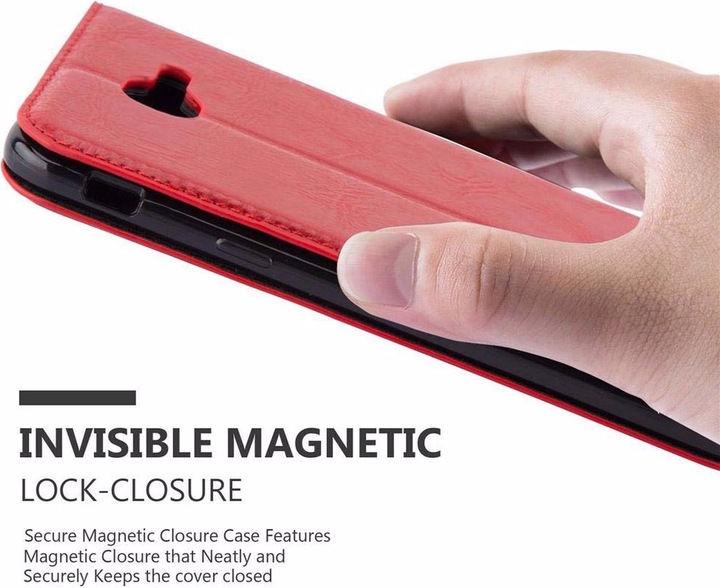 Actual product image Cadorabo Book Invisible Magnet Cover (Samsung Galaxy A8 (2016))