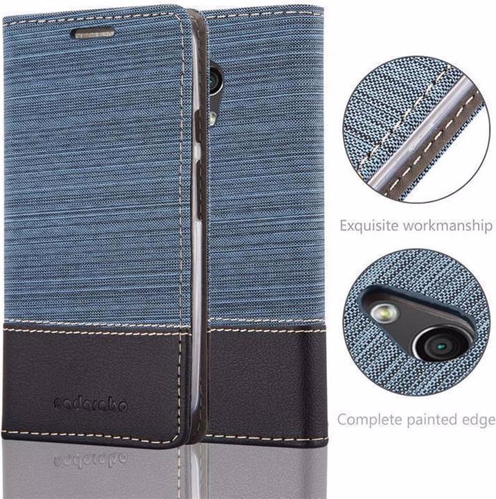 Actual product image Cadorabo Book Jeans Optics Cover (Motorola Moto G2 (2nd Gen))