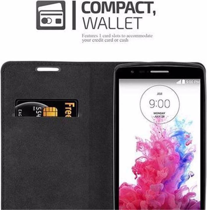 Productafbeelding Cadorabo Boek Onzichtbare Magneethoes (LG G3's)