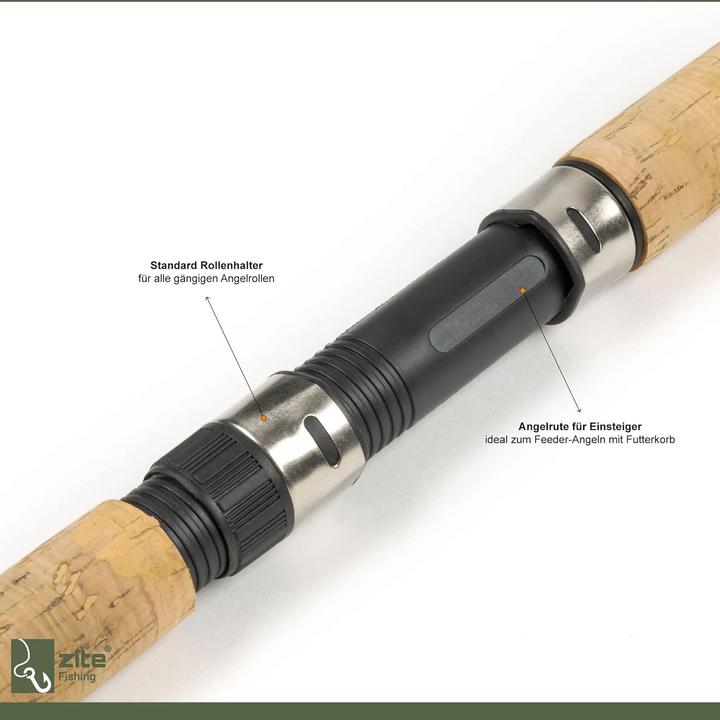 Produktbild Zite Feederrute mit 3 Wechselspitzen (Allroundrute, 330 cm)