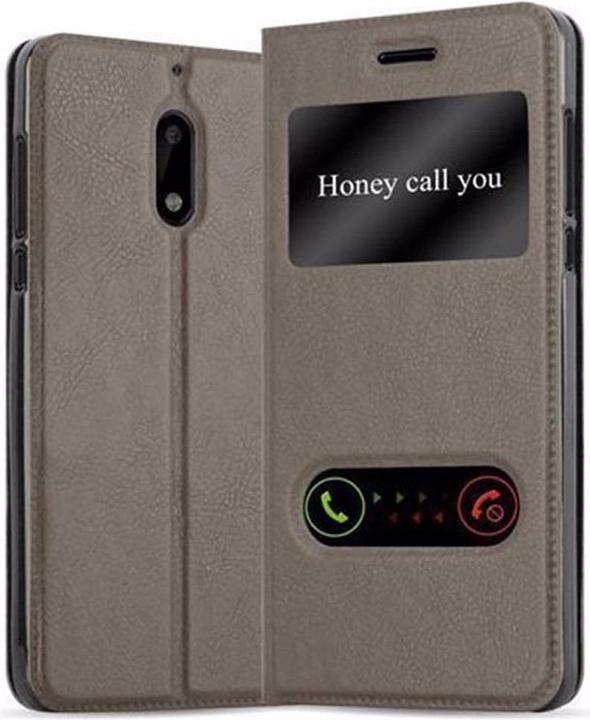 Produktbild Cadorabo Book mit View Doppelfenster Cover (Nokia 6)