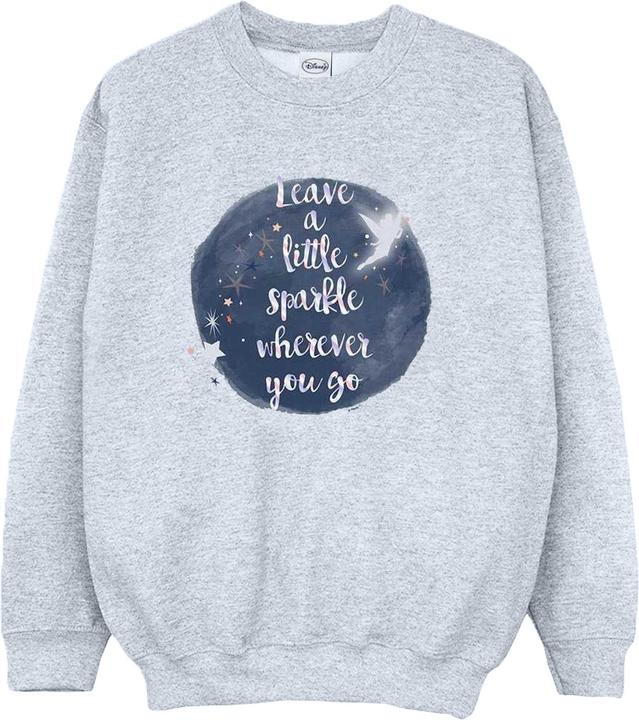 Actual product image Disney Womens/Ladies Tinker Bell A Little Sparkle Sweatshirt (XL)