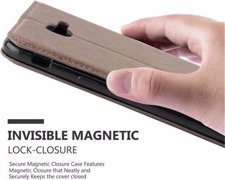 Actual product image Cadorabo Book Invisible Magnet Cover (Samsung Galaxy A8 (2016))