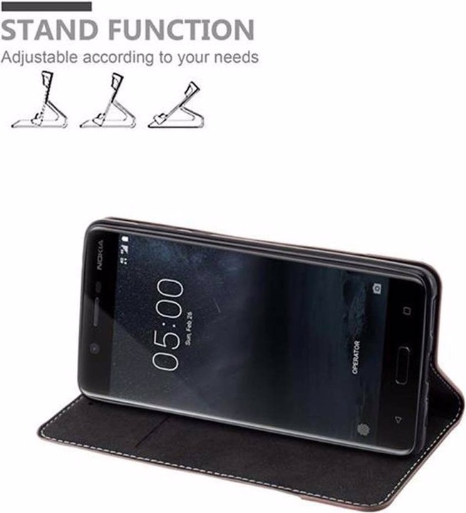 Actual product image Cadorabo Book X Wallet Cover (OnePlus 5)