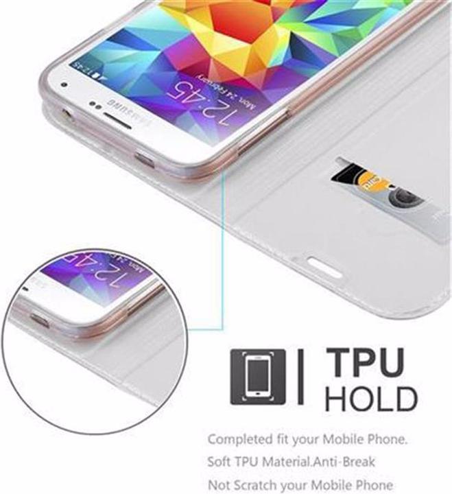 Immagine prodotto Cadorabo Copertina in stile libro di classe (Samsung Galaxy S5, Samsung Galaxy S5 Neo)