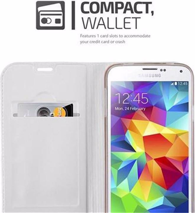 Immagine prodotto Cadorabo Copertina in stile libro di classe (Samsung Galaxy S5, Samsung Galaxy S5 Neo)