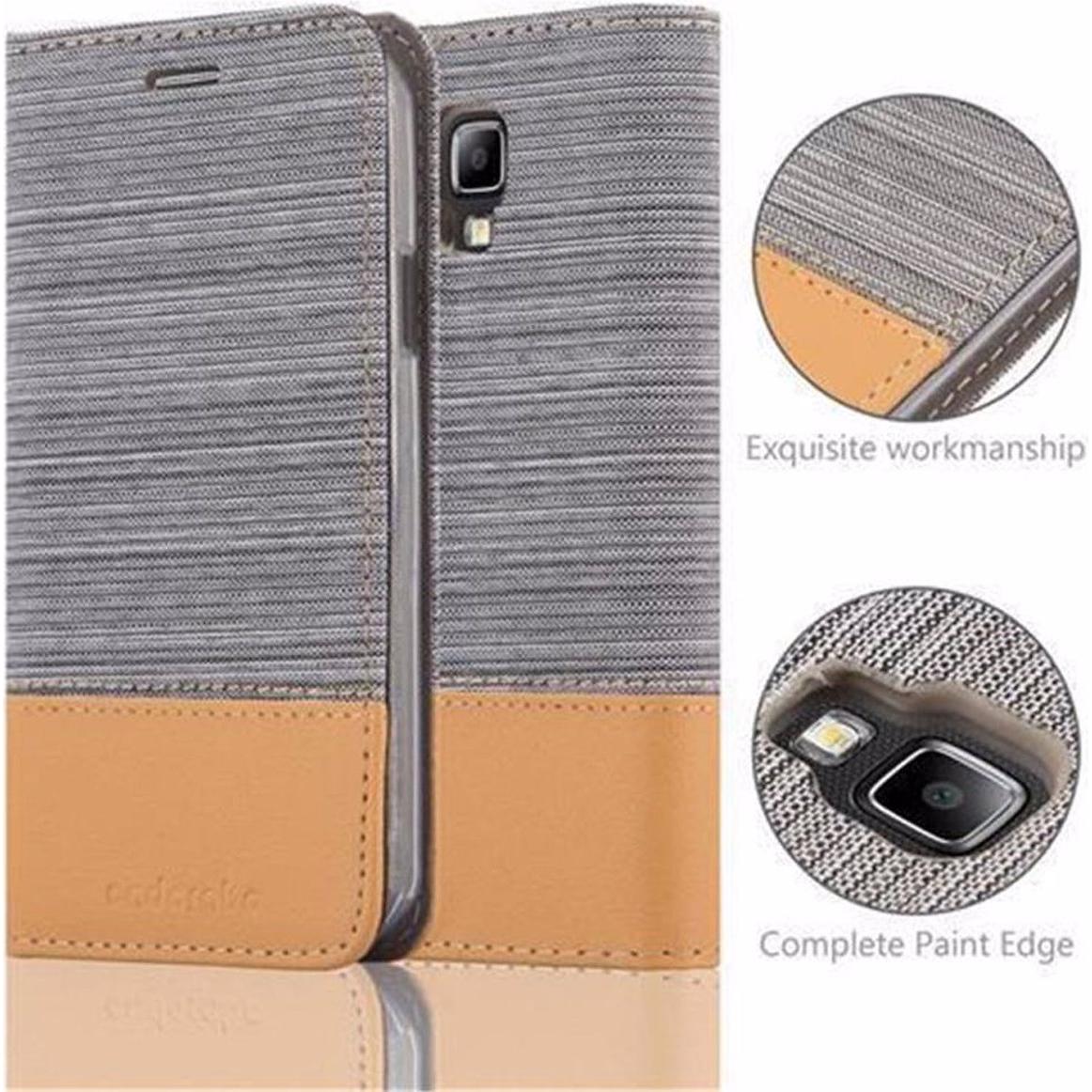 Thumbnail - Cadorabo Jeans Optik (Samsung Galaxy S4 Active), Smartphone Hülle, Braun, Grau