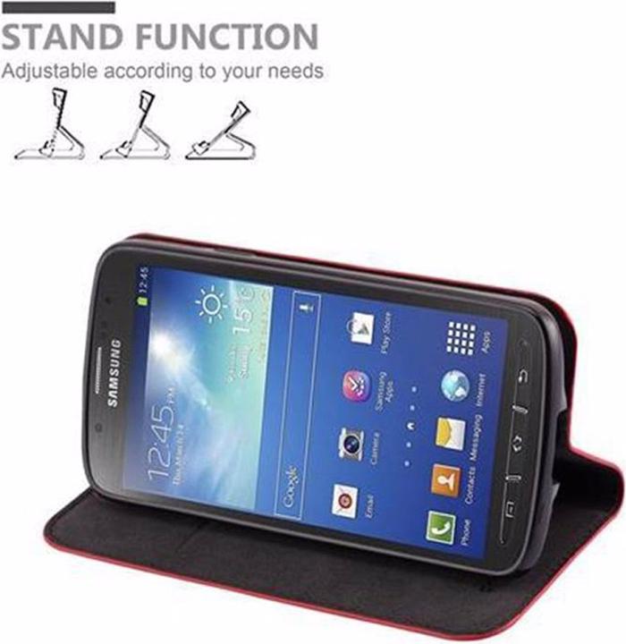 Actual product image Cadorabo Book Invisible Magnet Cover (Samsung Galaxy S4 Active)
