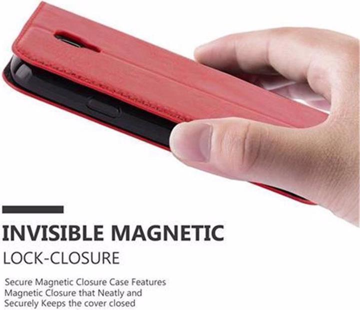 Actual product image Cadorabo Book Invisible Magnet Cover (Samsung Galaxy S4 Active)