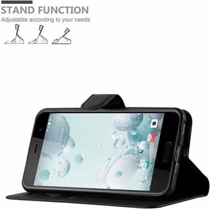 Actual product image Cadorabo Book with stand function cover (HTC U Play)