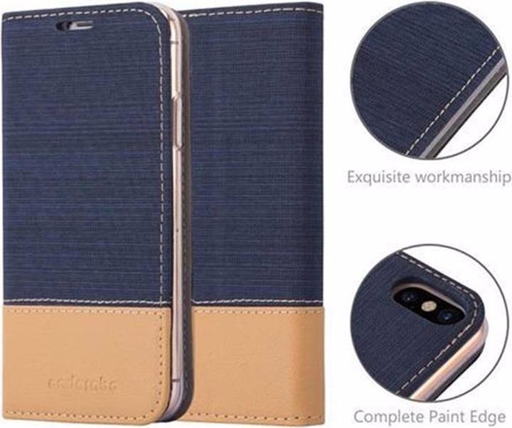 Productafbeelding Cadorabo Boek Jeans Optiek Cover (Apple iPhone X)