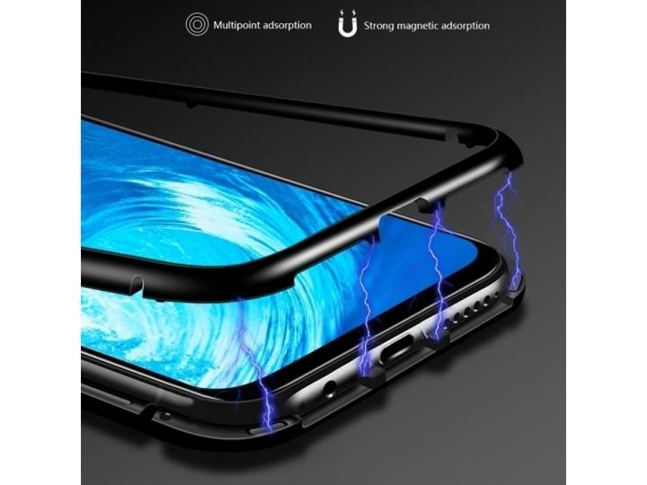 Produktbild G-Case Samsung Galaxy A7 2018 Aluminium Magnetic Glass Case Hülle (Samsung Galaxy A7 (2018))