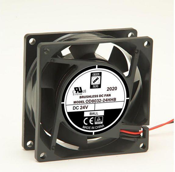 Produktbild RS PRO DC axial fan, 80x32mm 94.4cu.m/h 24V (80 mm)