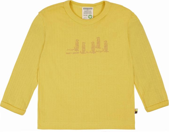 loud + proud Shirt Derby Rib mit Druck (62)