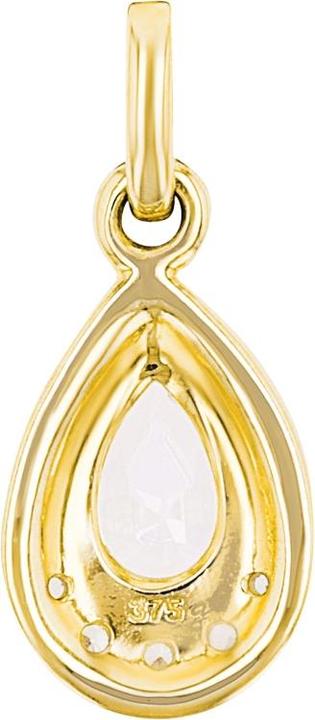 Immagine prodotto Amor Ciondolo Cupido da donna, oro 375, zirconi sintetici. (9 ct, Oro 375)