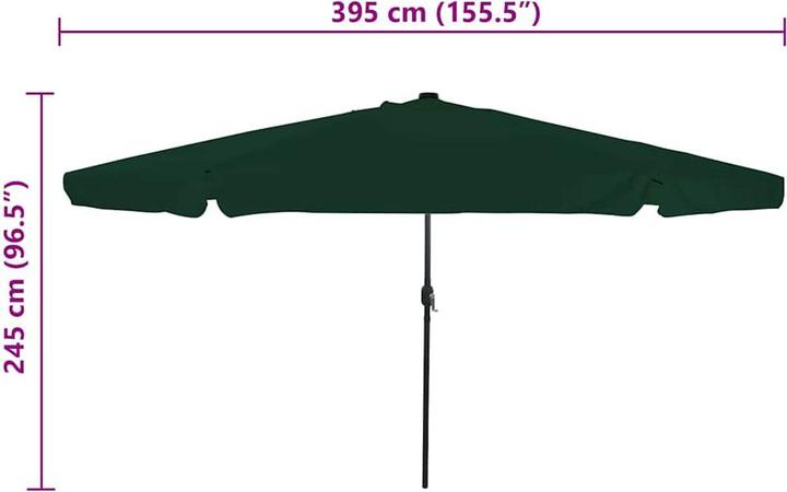 Image du produit vidaXL Garten-Sonnenschirm (3.93 m)