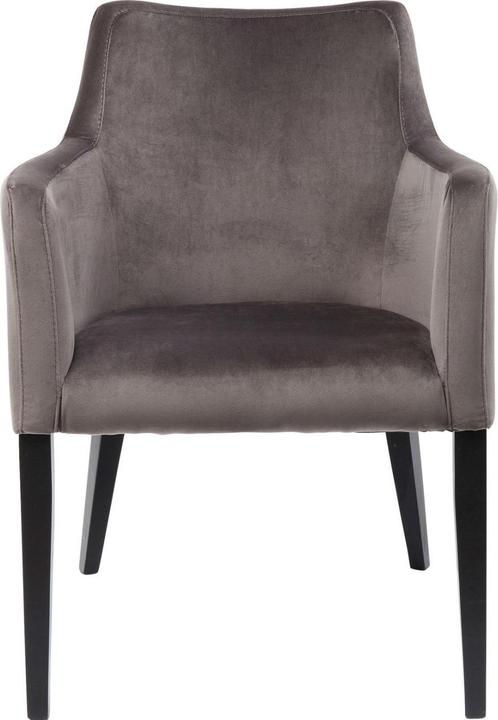 Produktbild Kare Design Armlehnstuhl Black Mode Velvet Grau