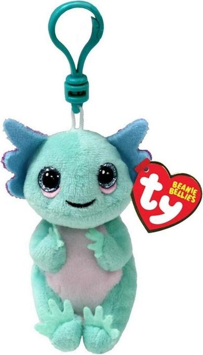 Actual product image Ty Alex Axolotl - Beanie Bellies - Key Clip