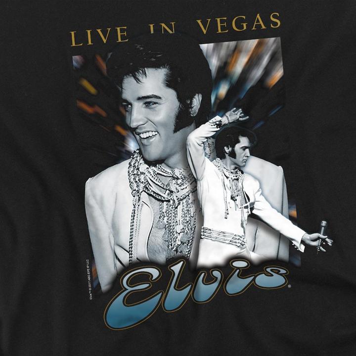 Produktbild Elvis Live In Vegas TShirt (L)