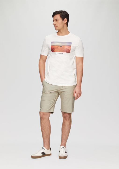 Immagine prodotto S.Oliver Bermuda Chino-Shorts aus Baumwollstretch in melierter Optik (29)