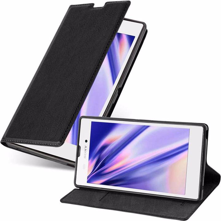 Actual product image Cadorabo Book Invisible Magnet Cover (Sony Xperia T2 Ultra)