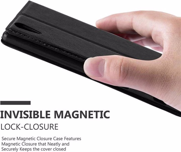 Actual product image Cadorabo Book Invisible Magnet Cover (Sony Xperia T2 Ultra)