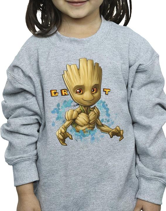 Produktbild Guardians of the Galaxy Groot Flowers Sweatshirt Mädchen (104)