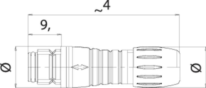 Produktbild Schubiger Binder 99 9206 450 03 Subminiatur-Rundsteckverbinder Kupplung, gerade Gesamtpolz