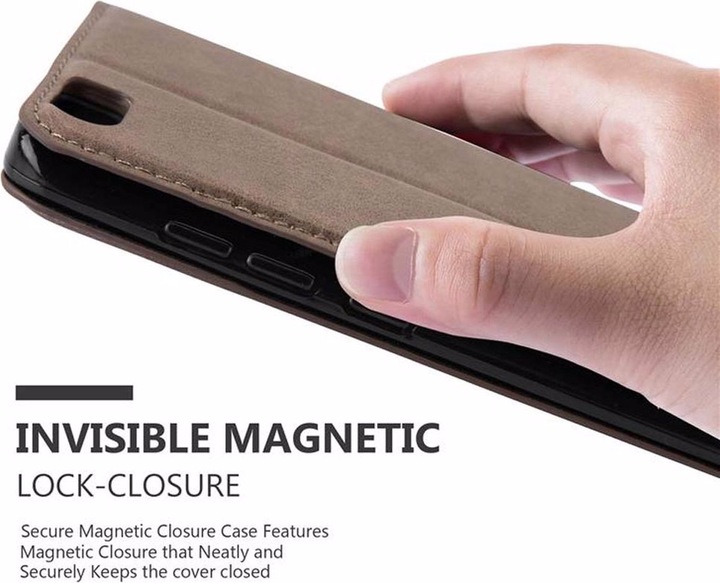 Actual product image Cadorabo Book Invisible Magnet Cover (Mi 5)
