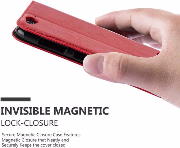 Actual product image Cadorabo Book Invisible Magnet Cover (ZTE Blade S6)