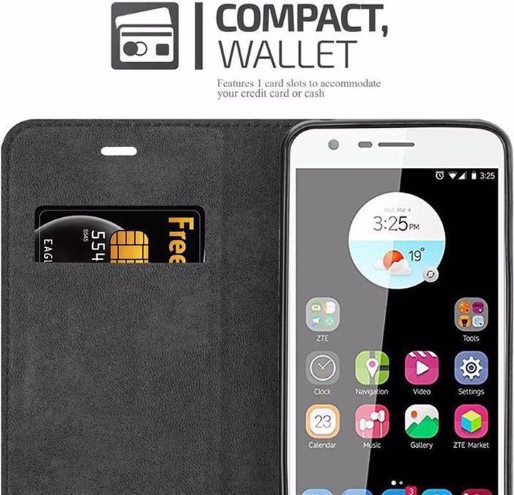 Actual product image Cadorabo Book Invisible Magnet Cover (ZTE Blade V8 Mini)