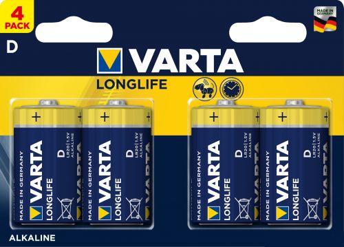 Produktbild Varta Longlife (4 Stk., D, 16000 mAh)