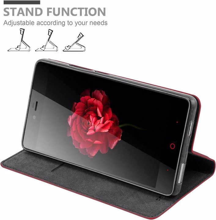 Actual product image Cadorabo Book Invisible Magnet Cover (ZTE Nubia Z9 Max)