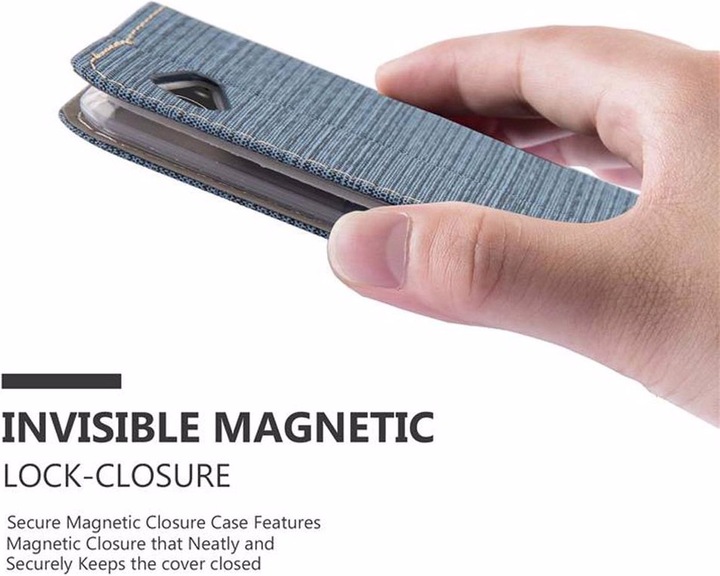 Actual product image Cadorabo Book Jeans Optics Cover (Sony Xperia E3)