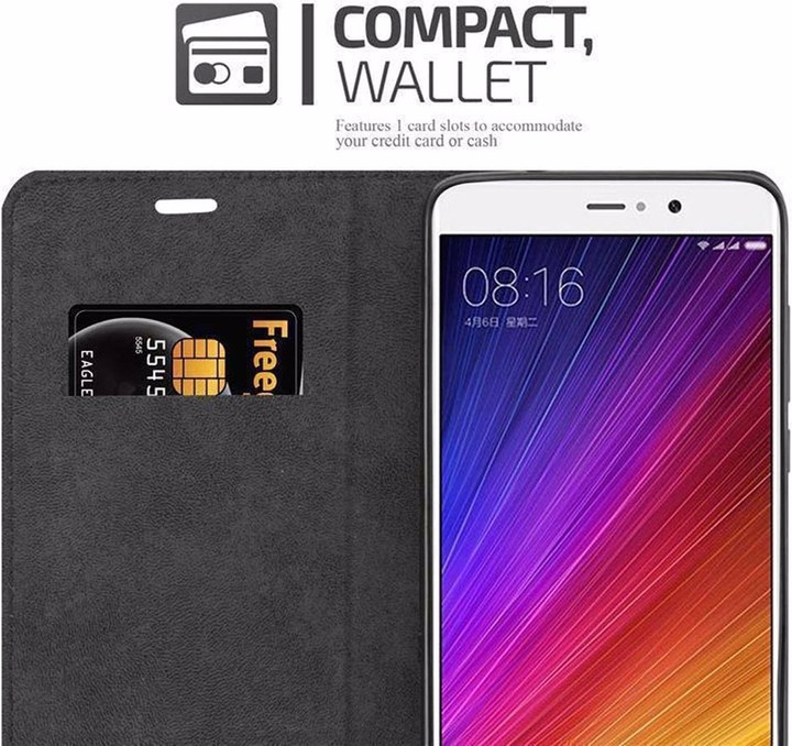 Actual product image Cadorabo Book Invisible Magnet Cover (Mi 5s Plus)