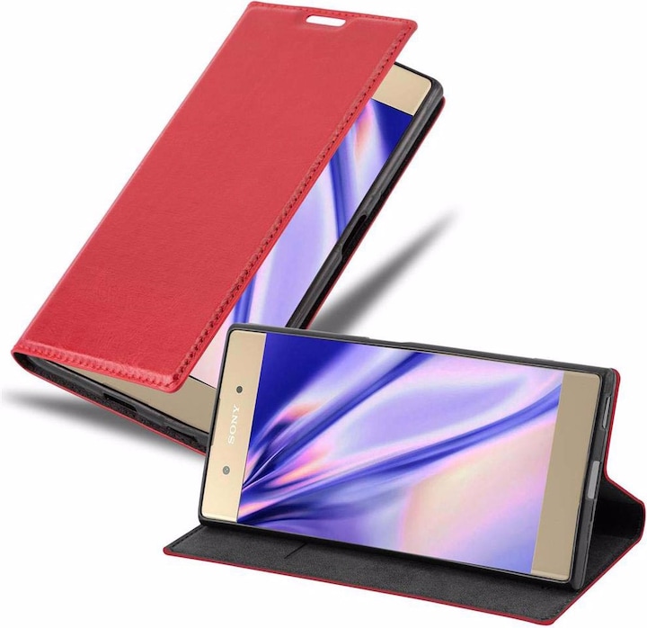 Actual product image Cadorabo Book Invisible Magnet Cover (Sony Xperia XA1 Plus)