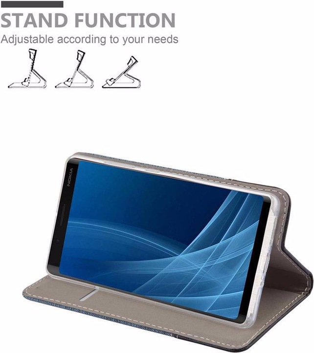 Immagine prodotto Cadorabo Copertina del libro Jeans Optics (Nokia 8 Scirocco)