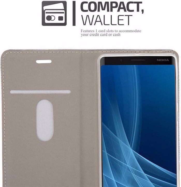 Immagine prodotto Cadorabo Copertina del libro Jeans Optics (Nokia 8 Scirocco)