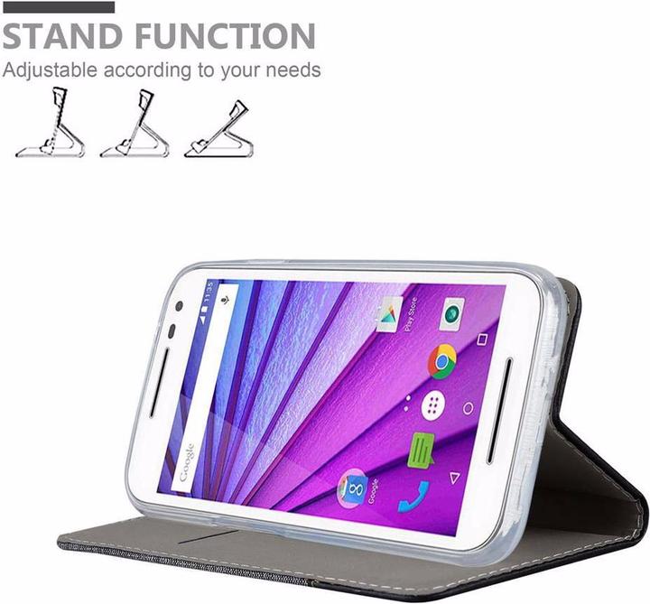 Actual product image Cadorabo Book Jeans Optics Cover (Motorola Moto G30)