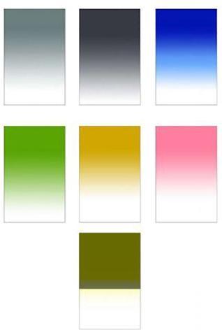 Falcon Eyes Background paper 80x100 cm with colour gradient 7 pcs. (80 cm, 100 cm)
