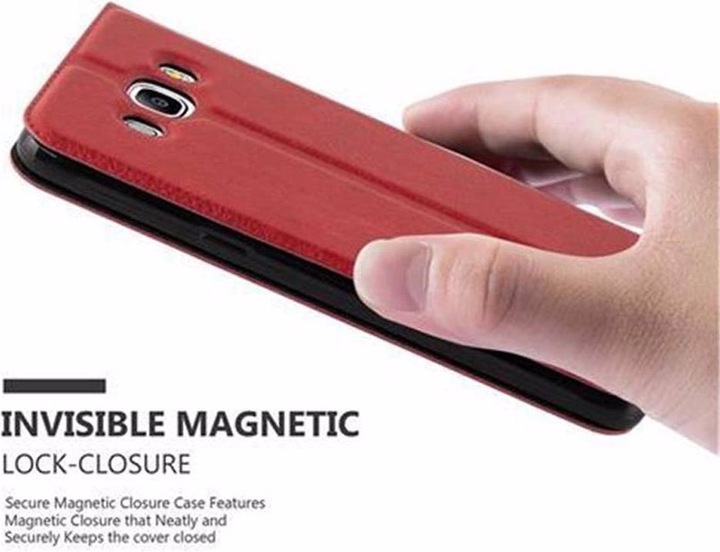 Actual product image Cadorabo Book with View double window cover (Samsung Galaxy J7 2016)