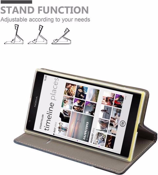 Image du produit Cadorabo Couverture look jeans Book (Nokia Lumia 1520)