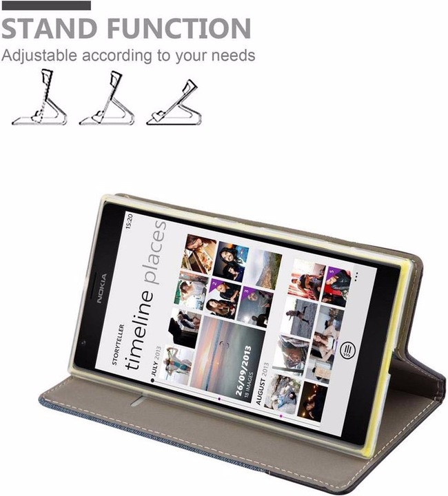 Image du produit Cadorabo Couverture look jeans Book (Nokia Lumia 1520)