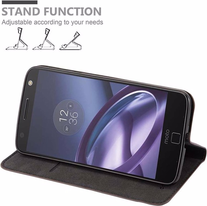 Actual product image Cadorabo Book Invisible Magnet Cover (Motorola Moto Z)