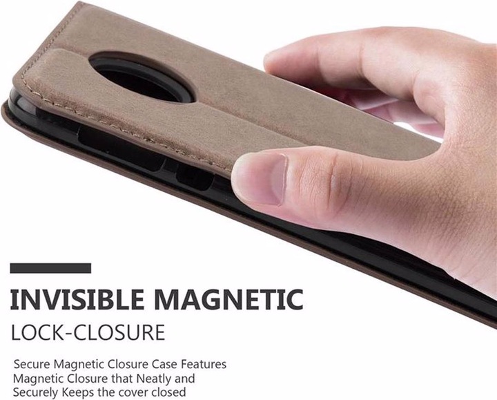 Actual product image Cadorabo Book Invisible Magnet Cover (Motorola Moto Z)