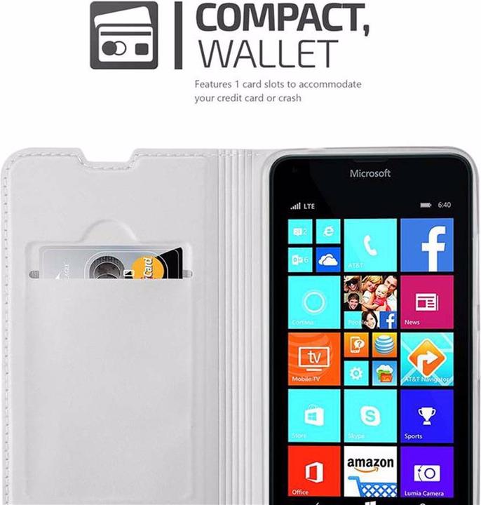 Immagine prodotto Cadorabo Copertina in stile libro di classe (Microsoft Lumia 640)