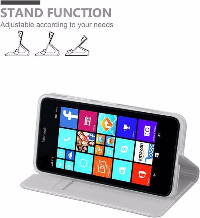 Actual product image Cadorabo Book Classy Style Cover (Microsoft Lumia 640)