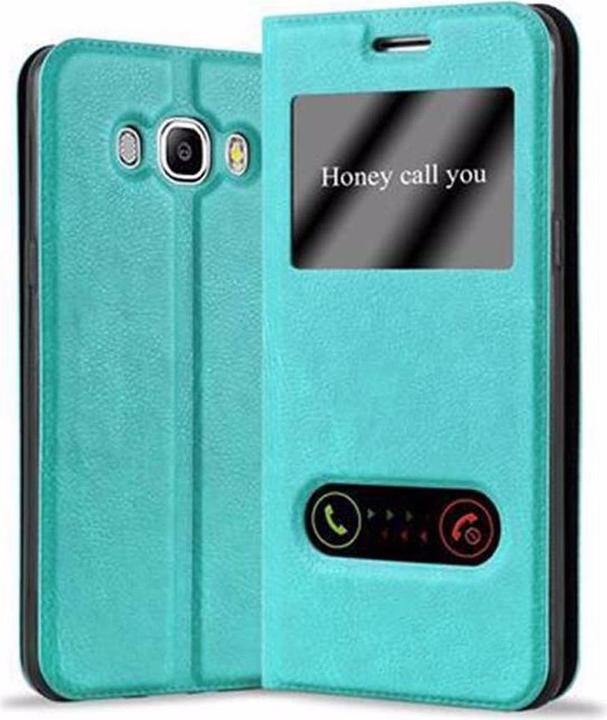 Produktbild Cadorabo Book mit View Doppelfenster Cover (Samsung Galaxy J7 2016)