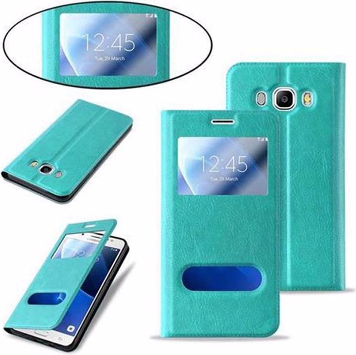 Produktbild Cadorabo Book mit View Doppelfenster Cover (Samsung Galaxy J7 2016)